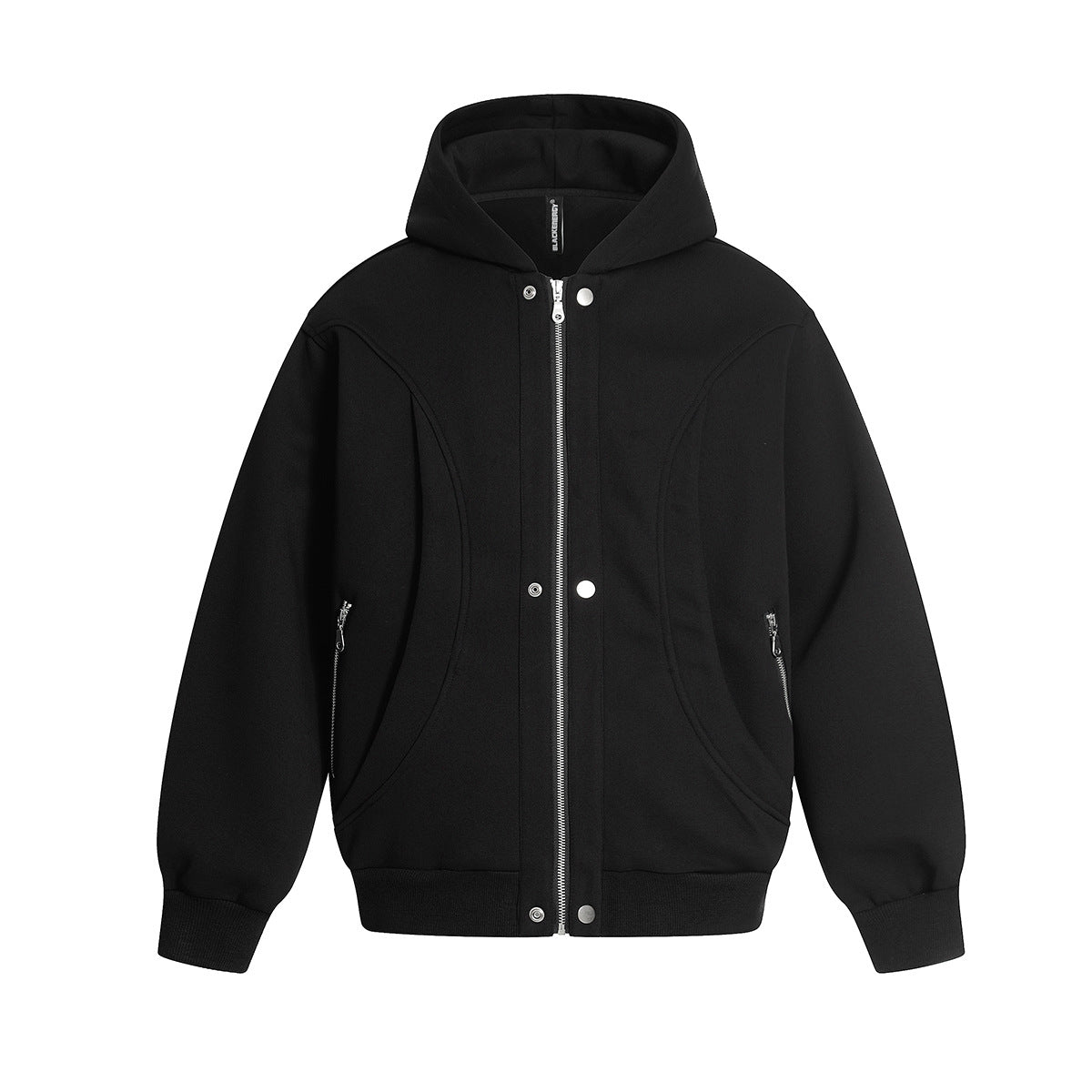Splicing cardigan zipper hoodie