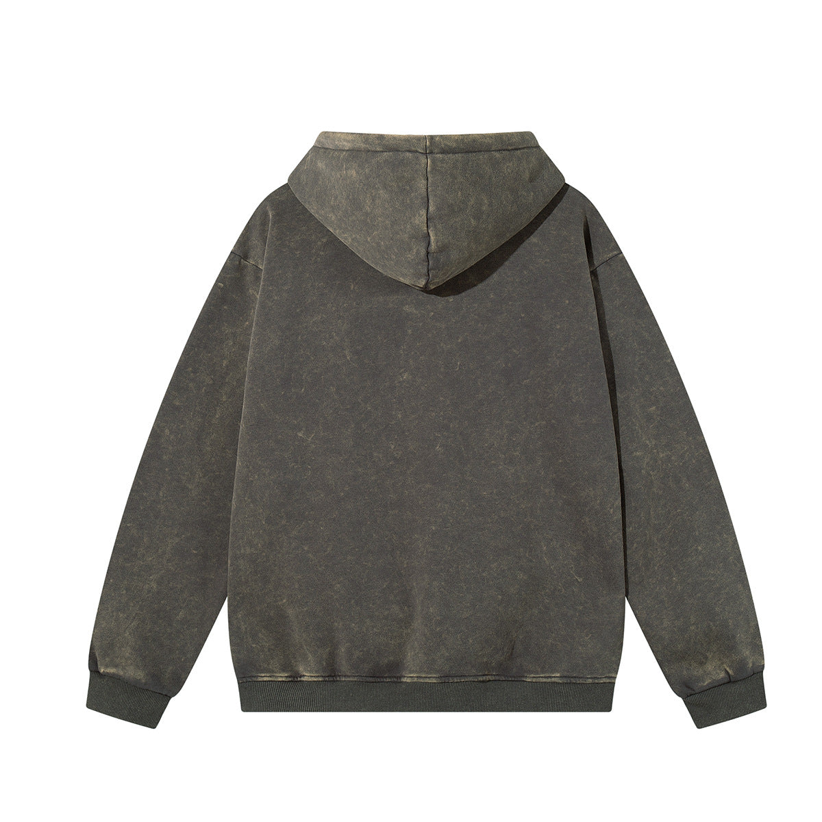 Hoodie with half open collar