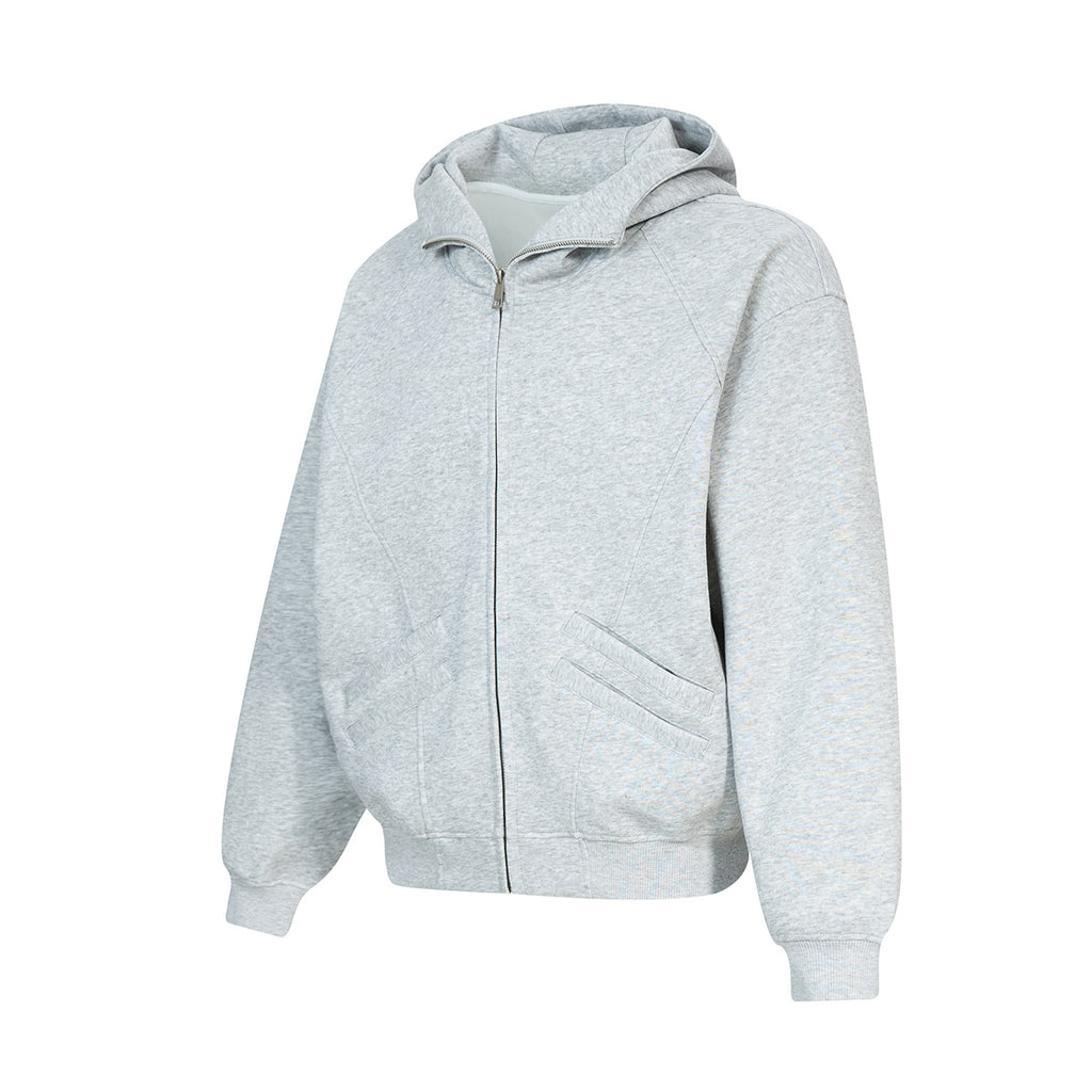 Cardigan zipper hoodie