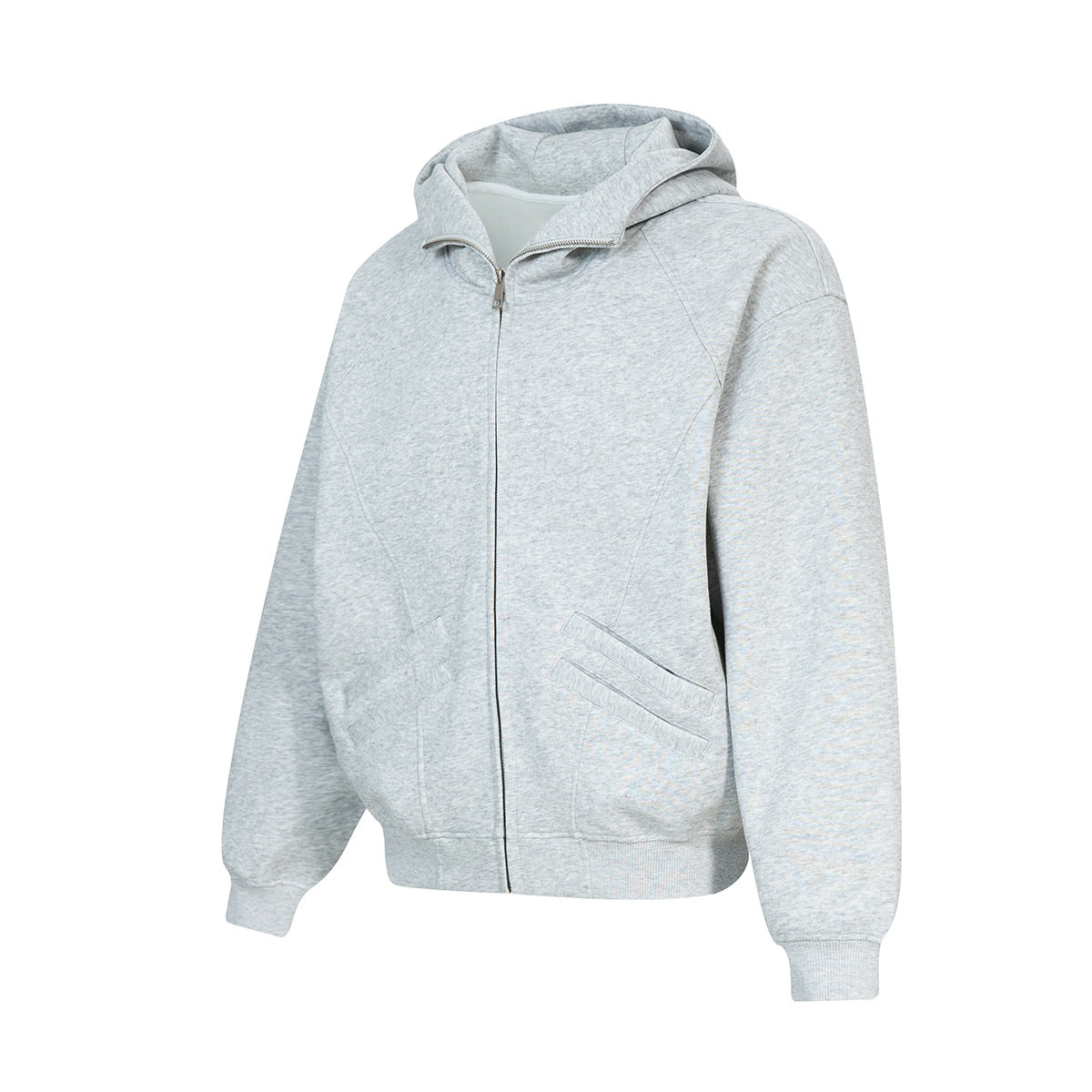 Cardigan zipper hoodie
