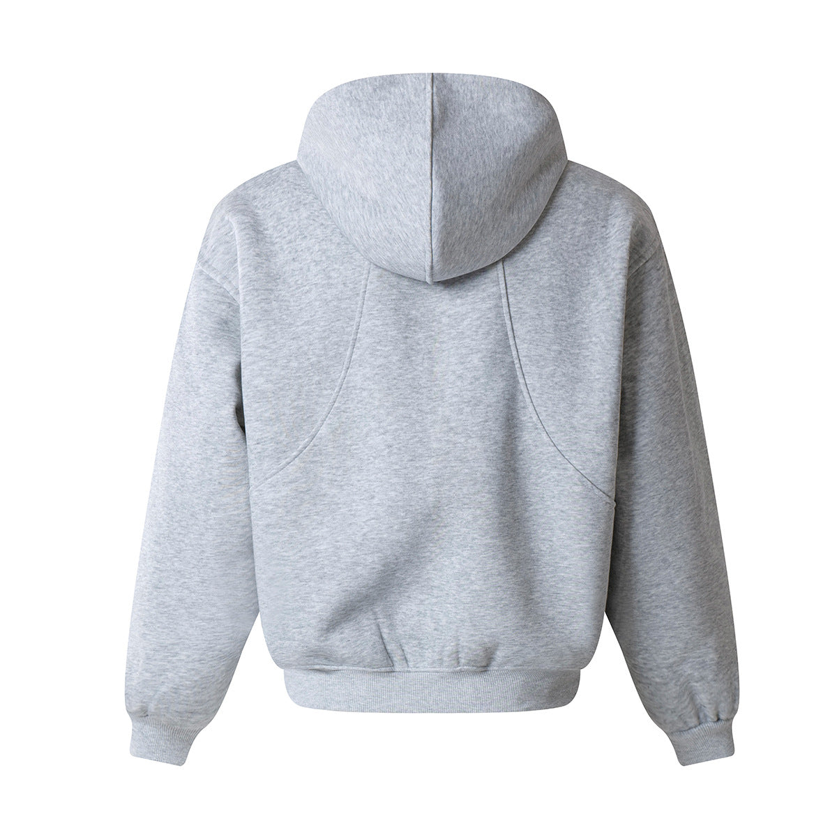 Splicing zipper hoodie