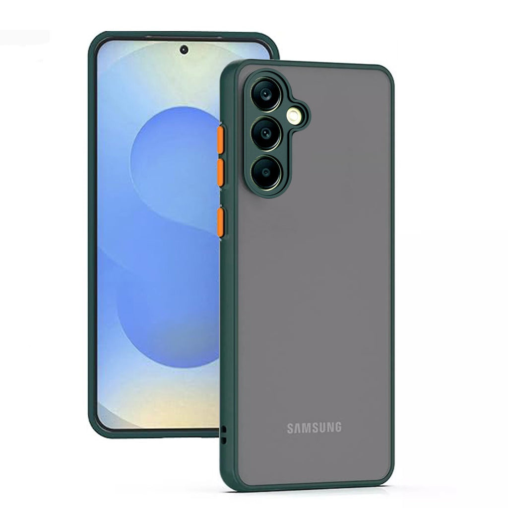 Comparison of Armor Phone Case for Samsung showing air cushion shock absorption and lens protection features.