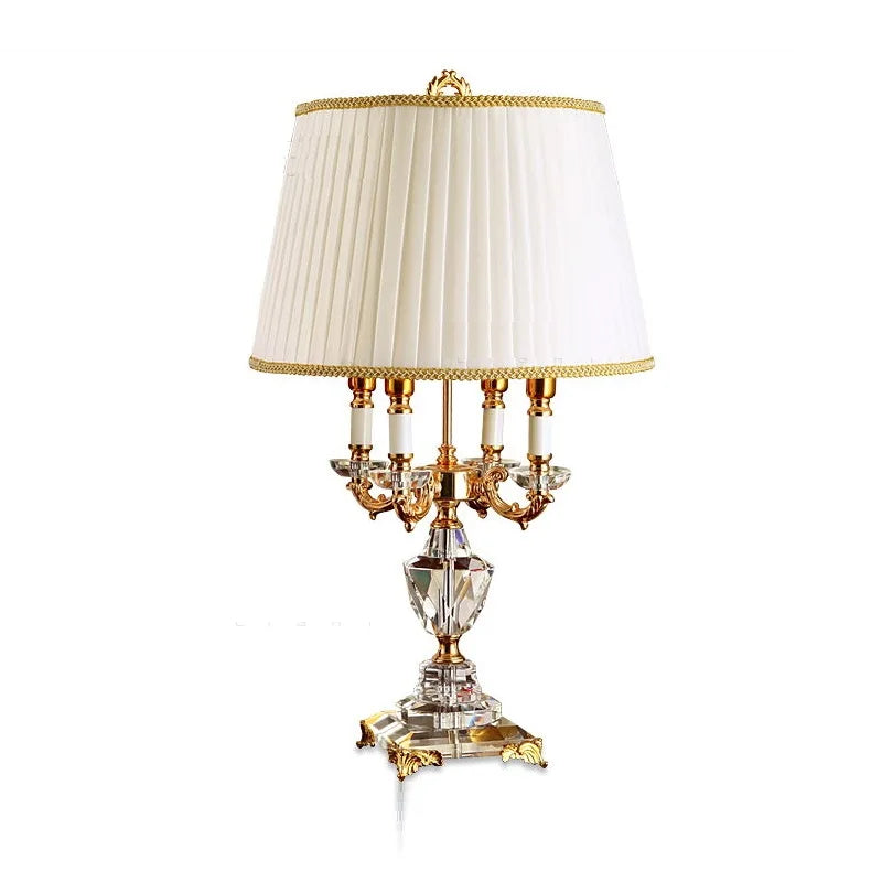Luxury Crystal Table Lamp Lighting Bedroom Bedside Lights Luxury Fashion Crystal  Lamp Abajur Bedside Hotel Room  k9 Luxury