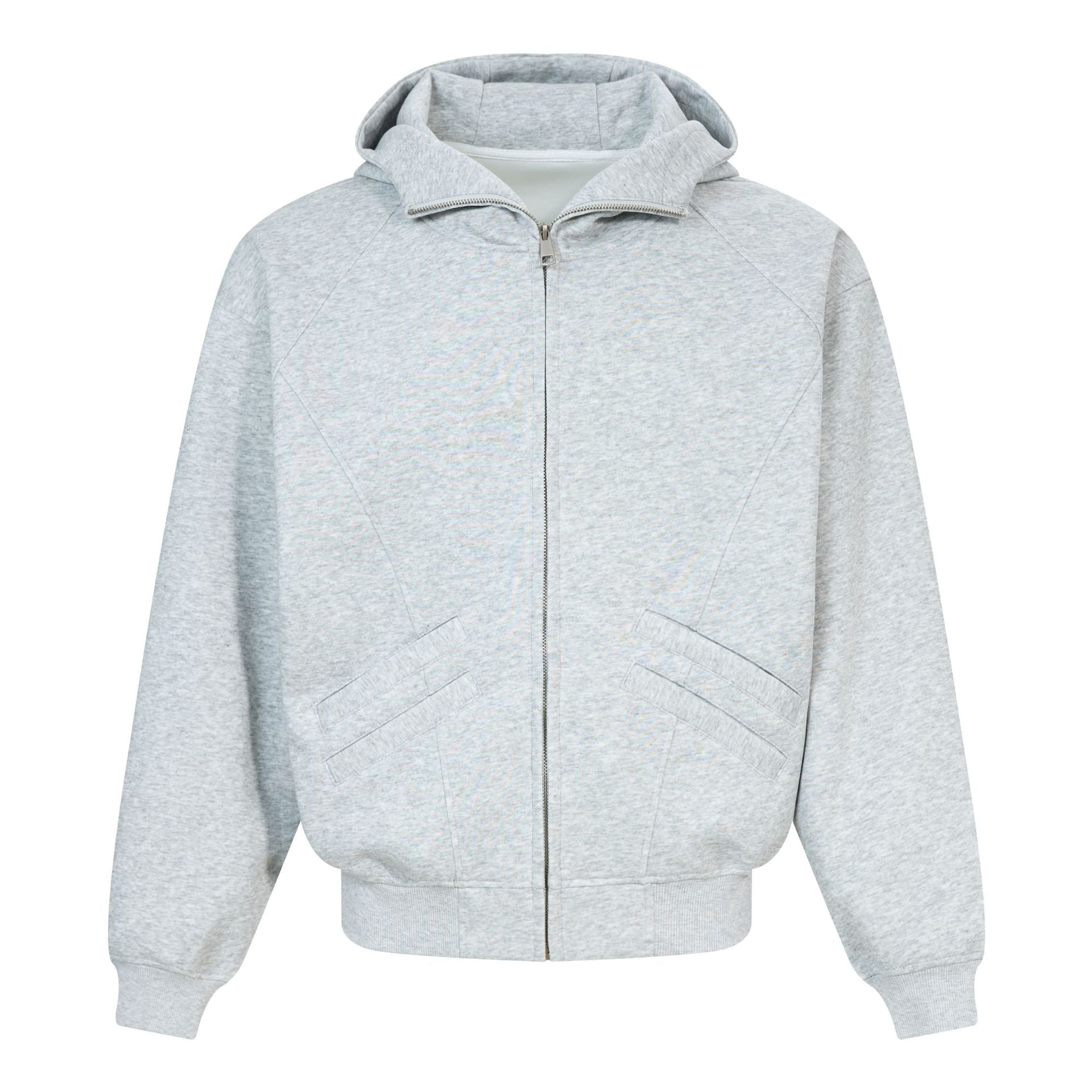 Cardigan zipper hoodie