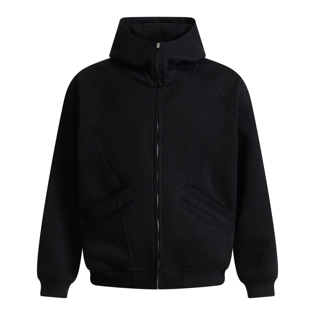 Cardigan zipper hoodie