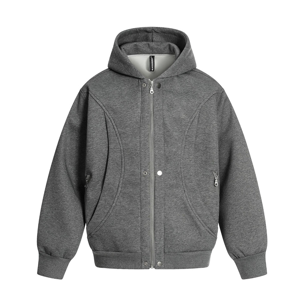 Splicing cardigan zipper hoodie