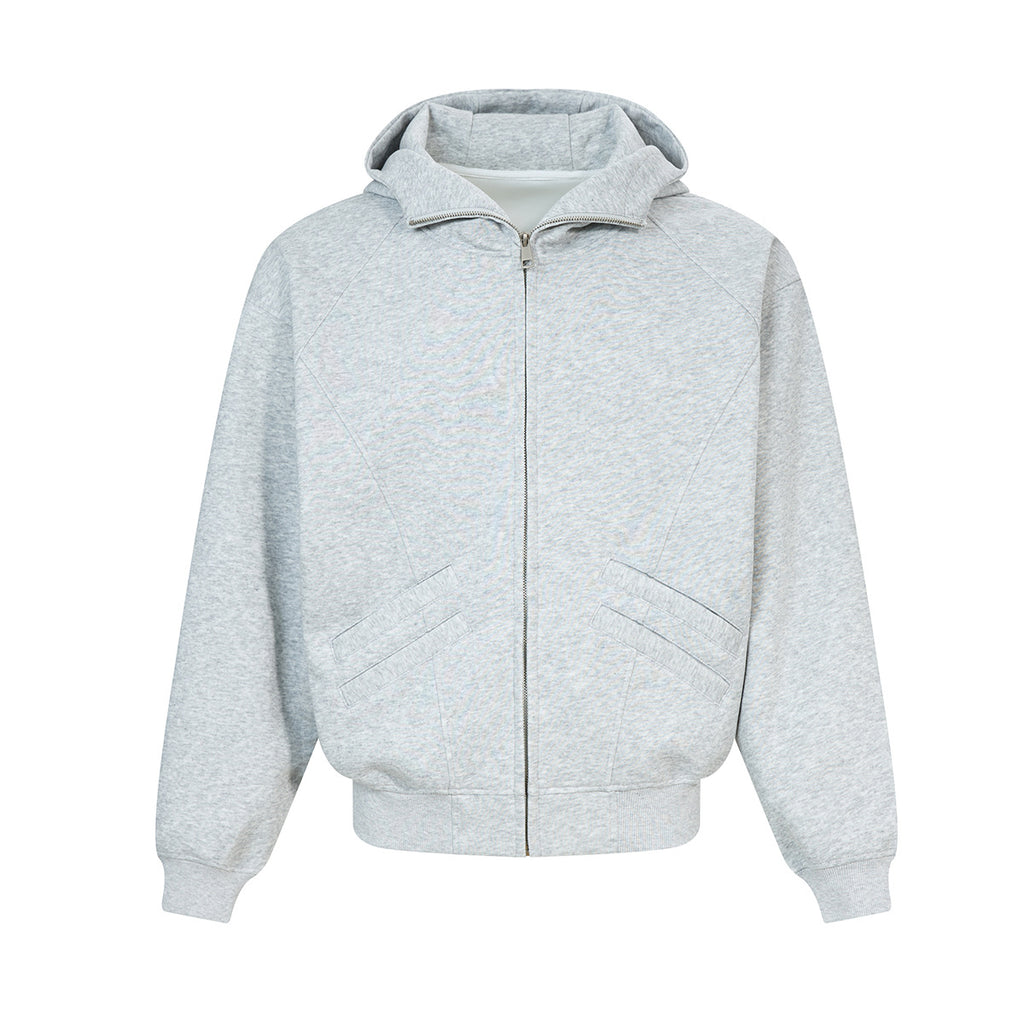 Cardigan zipper hoodie