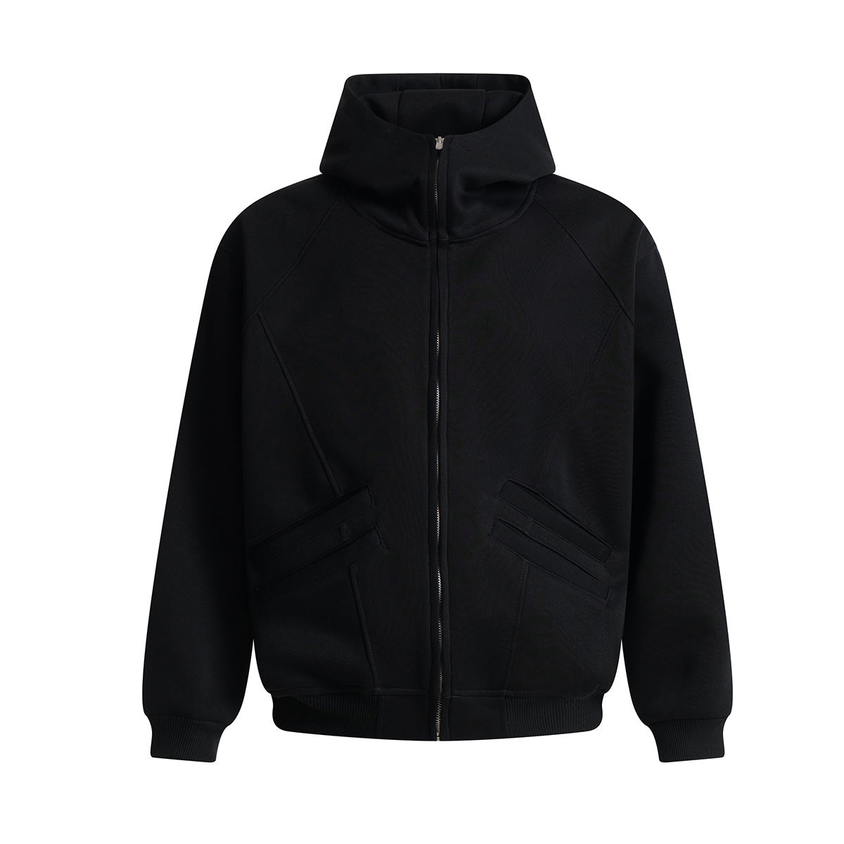Cardigan zipper hoodie